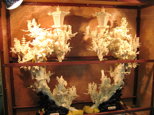 This breathtaking ivory and bone carving had an equally breathtaking price of $37,000.